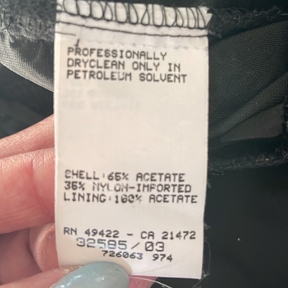 Vintage Jessica McClintock‎ Gunne Sax Black/Gold Elegant Cocktail Dress Size 7/8 - Picture 3 of 6